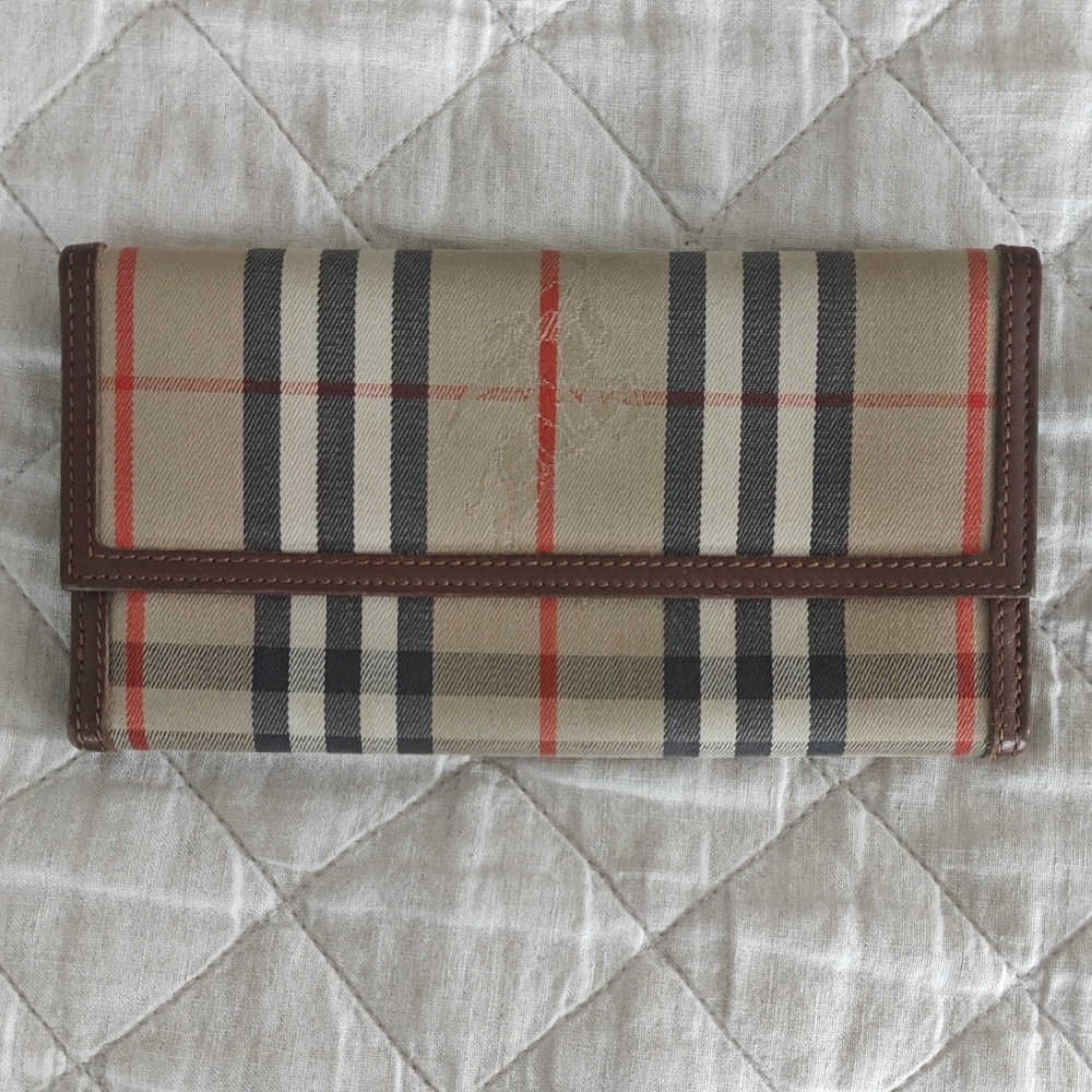 Burberry Brown Leather Wallet